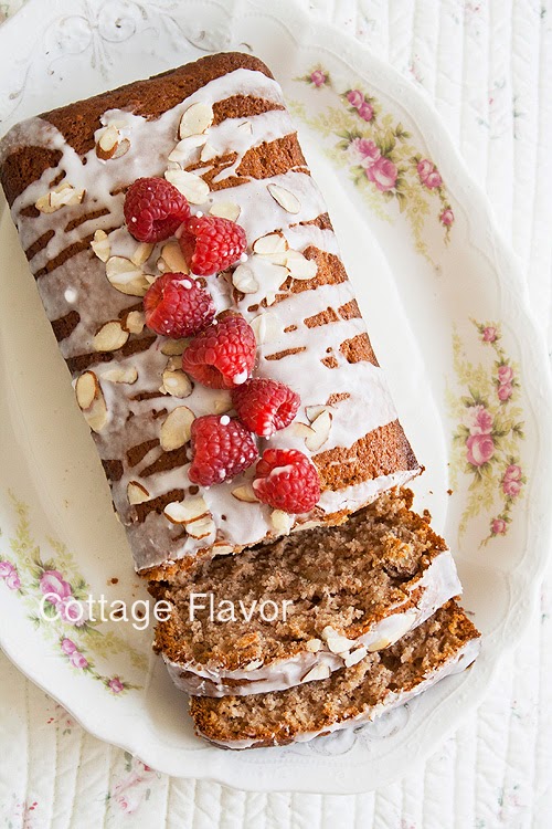 Raspberry Almond Jam Bread