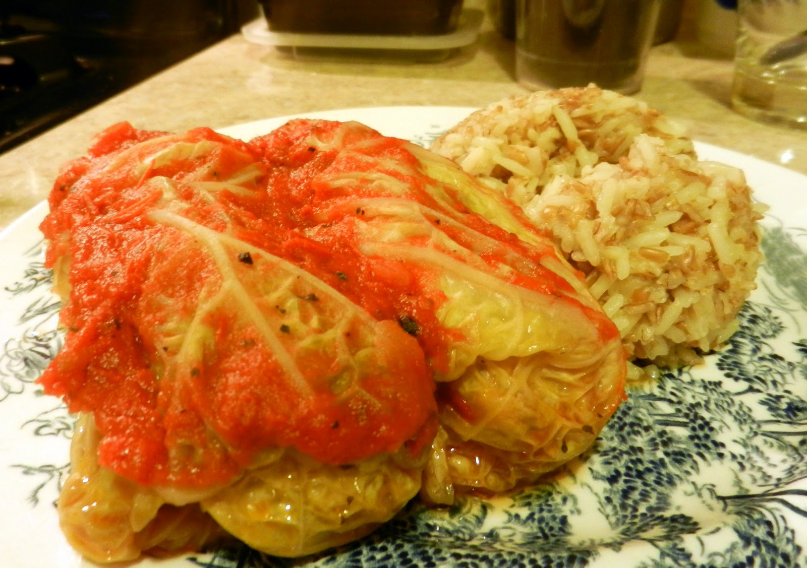 For the Love of Food (and Eating!) Stuffed Cabbage Rolls