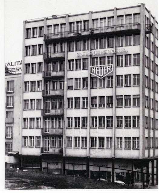 Tòa nhà Heuer ở Bienne vào những năm 1960