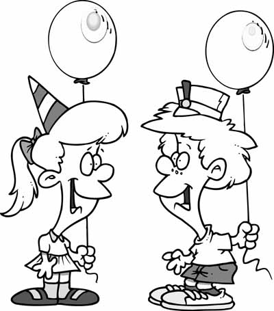 April 2013 Cartoon Coloring Pages