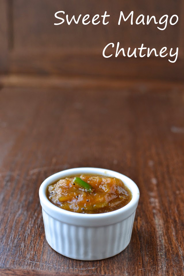 Mango Pachadi (South Indian style Sweet Mango Chutney)