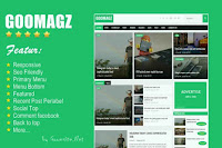 Goomagz Responsive Blogger Template