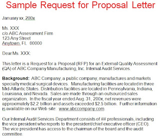 request for proposal letter template | request proposal letter example | proposal cover letter