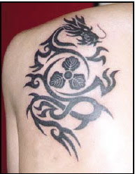 Tribal Dragon Tattoo Center