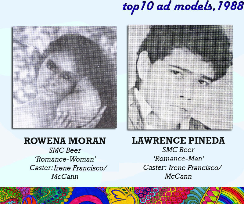 ISA MUNANG PATALASTAS 50. CREATIVE GUILD'S TOP TEN AD MODELS OF 1988