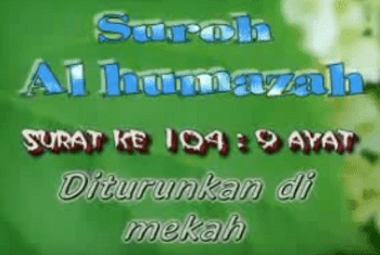 Surah Al Humazah Arab Latin Dan Terjemahannya Peraturan