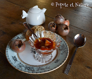 Confiture de nèfles-pommes © Popote et Nature Confiture de nèfles-pommes © Popote et Nature