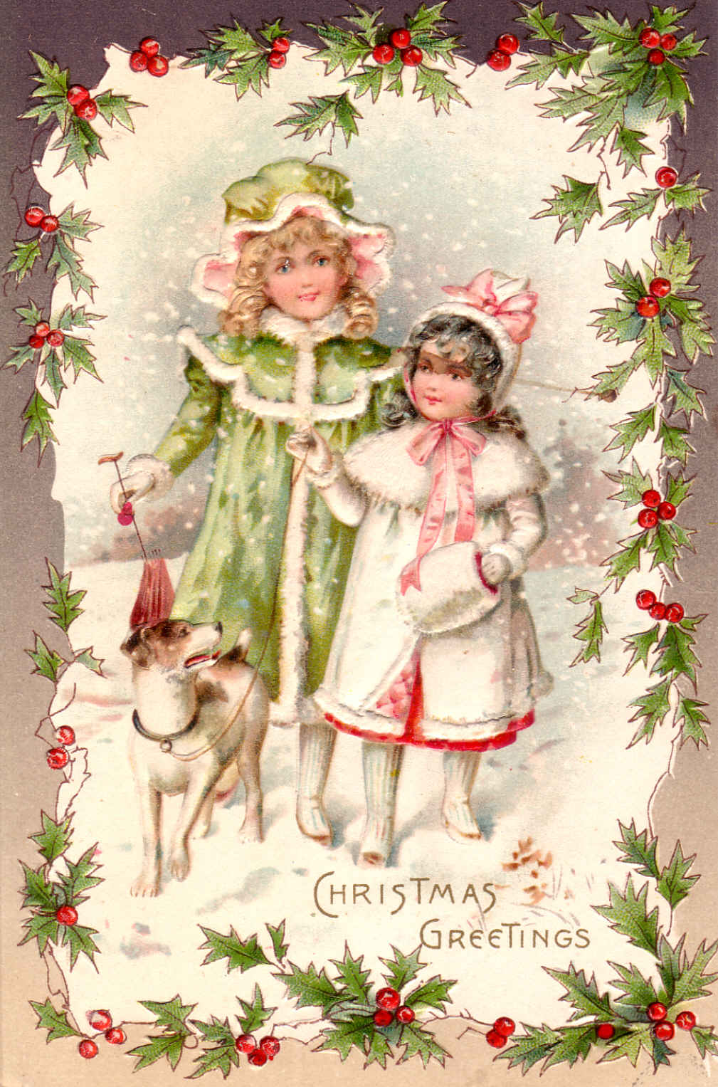 Clearly Vintage: Christmas Postcards