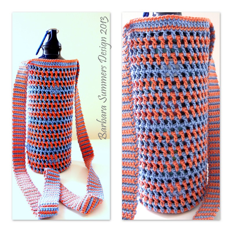 crochet water bottle bag