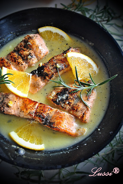 Сьомга с портокалов сос / Orange Glazed Salmon