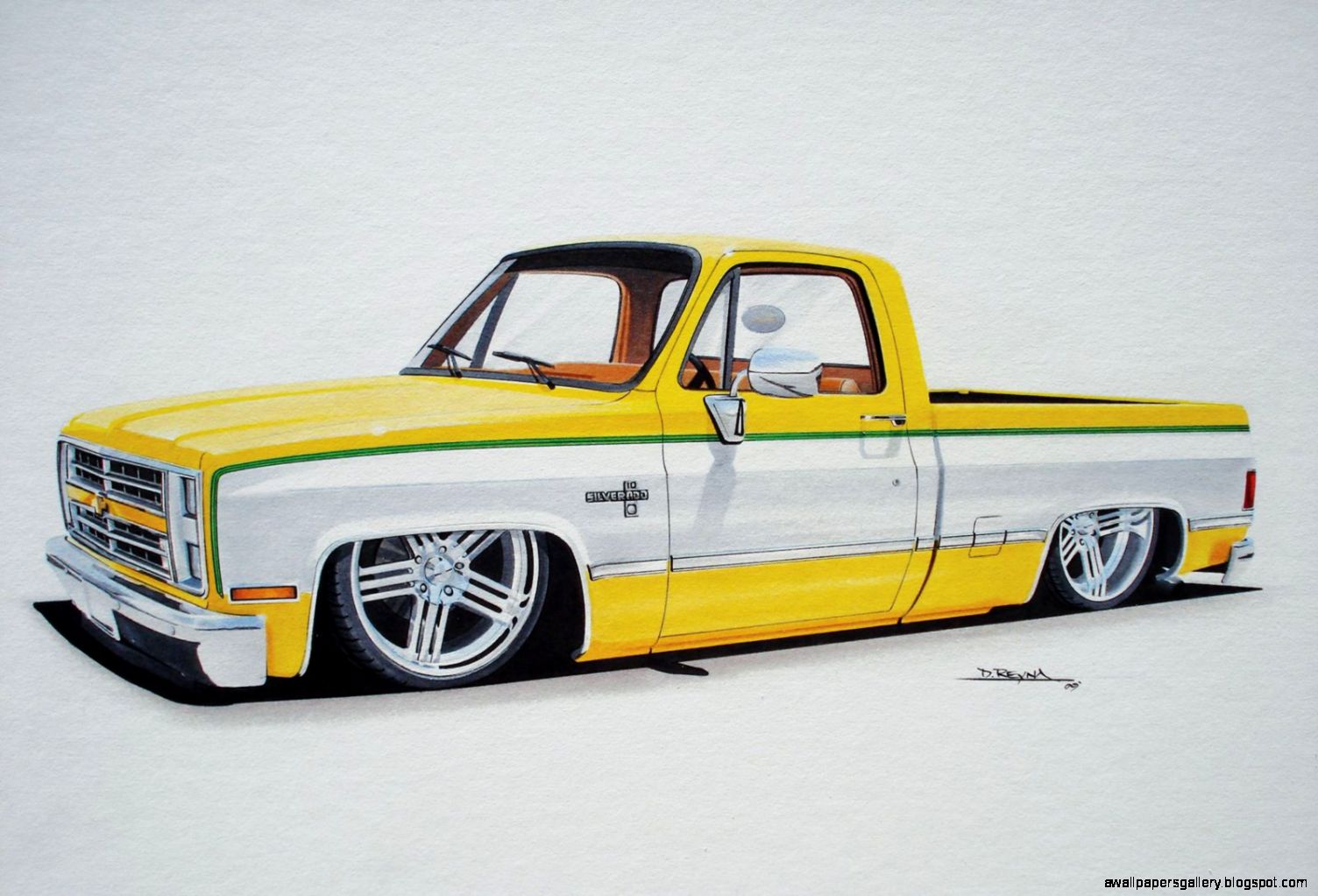 Chevy Truck Drawings