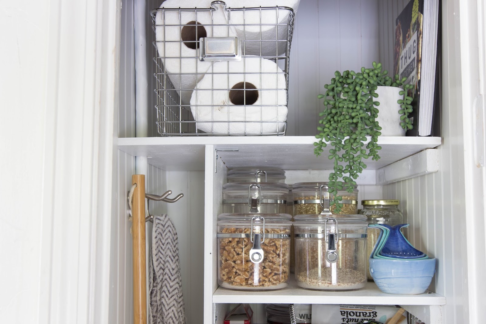 Turning A Water Heater Closet Into A Pantry Before After