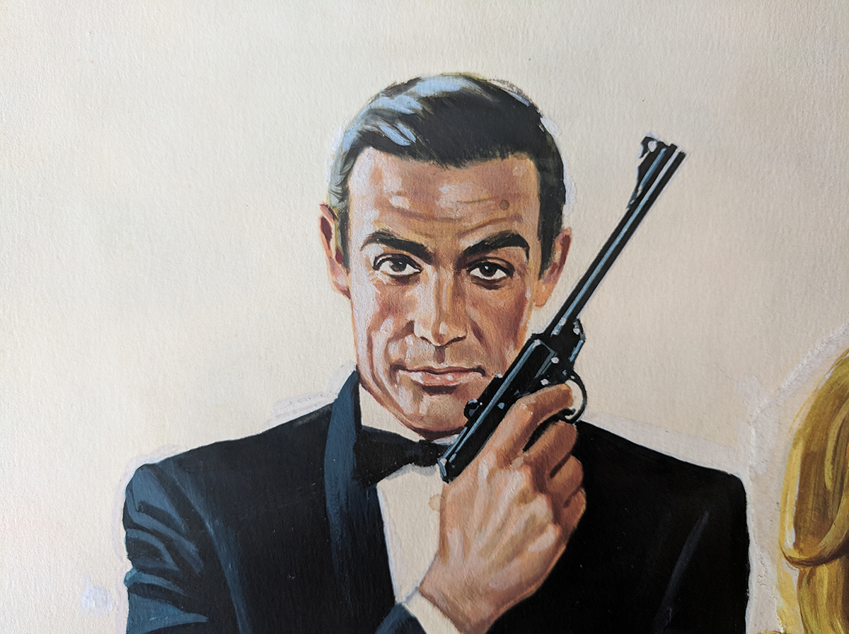 Illustrated 007 The Art of James Bond Italian Dr No Reissue Artwork