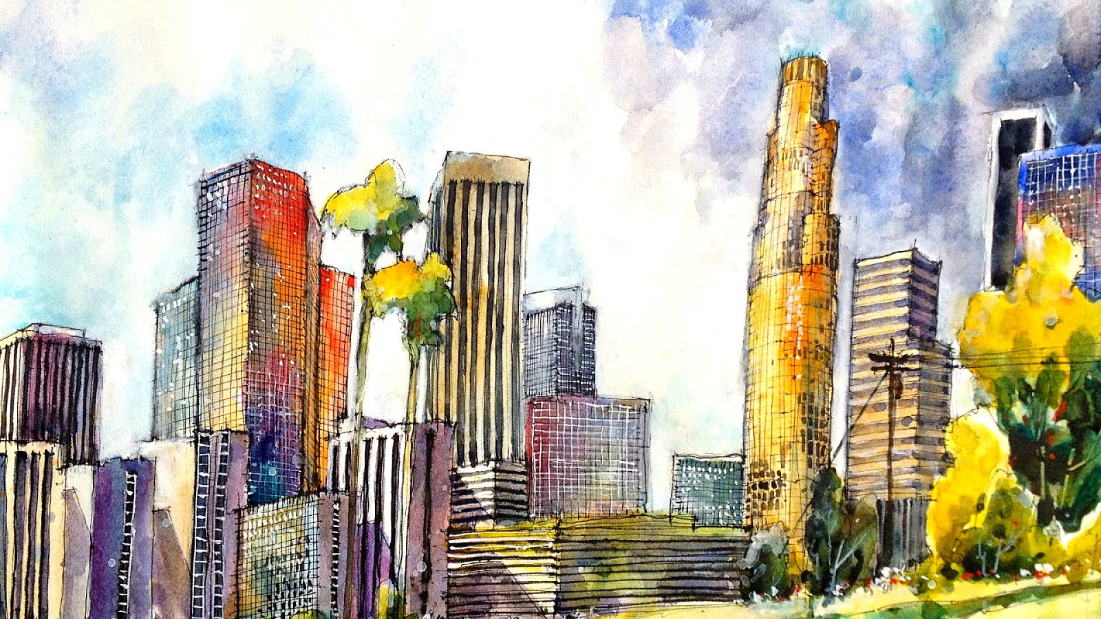 Great Wall of Los Angeles Paint Paint Choices