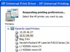 برنامج HP Universal Print Driver لتعريف طابعة اتش بي