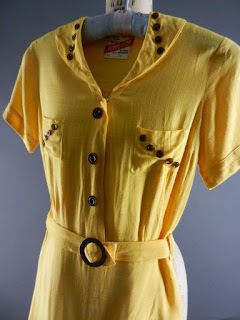All The Pretty Dresses: Yellow 1930's Dress