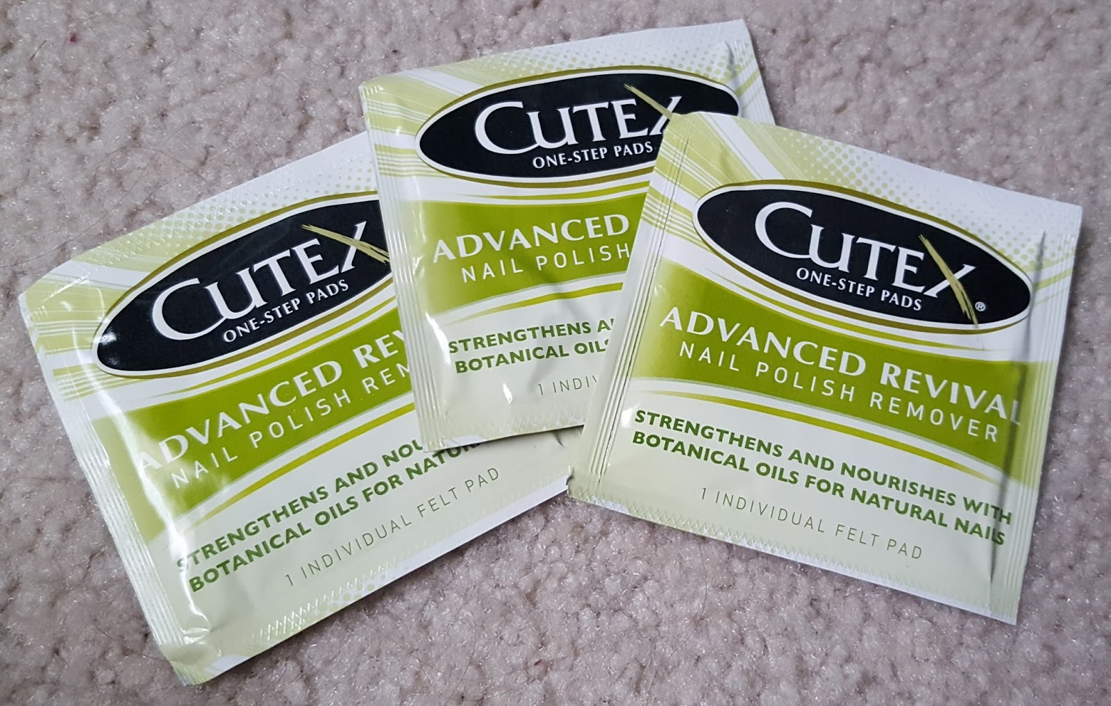 Cutex Nail Polish Remover Pads Makeup Stat