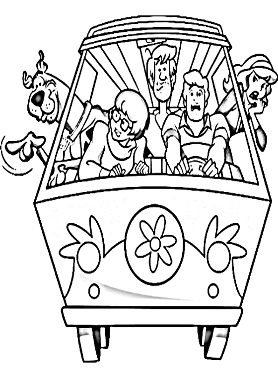 Free Printable Scooby Doo Coloring Pages