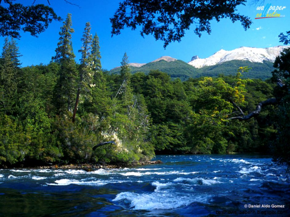 Blue River Wallpaper Desktop HD