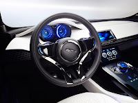 Jaguar Sports Crossover Concept vehicle dash