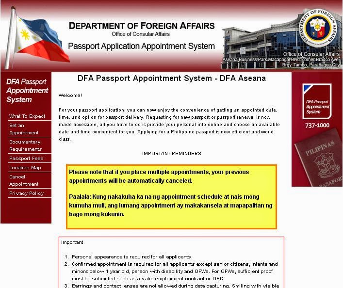 DFA Passport Appointment System Worldclass Passport Processing A