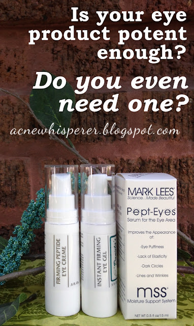 Eye products must be potent to work.  But do you even need one?