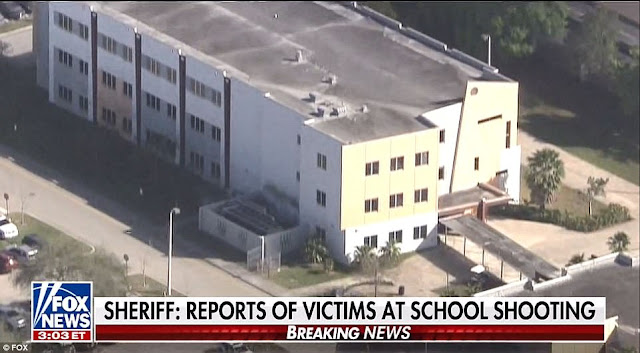 At least 5 dead as 19 year old former student opens fire in a Florida High School (photos)