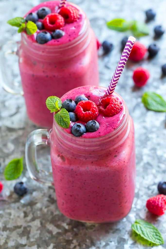 Mixëd Bërry Smoothië Mëal Prëp Aimer La Cuisine