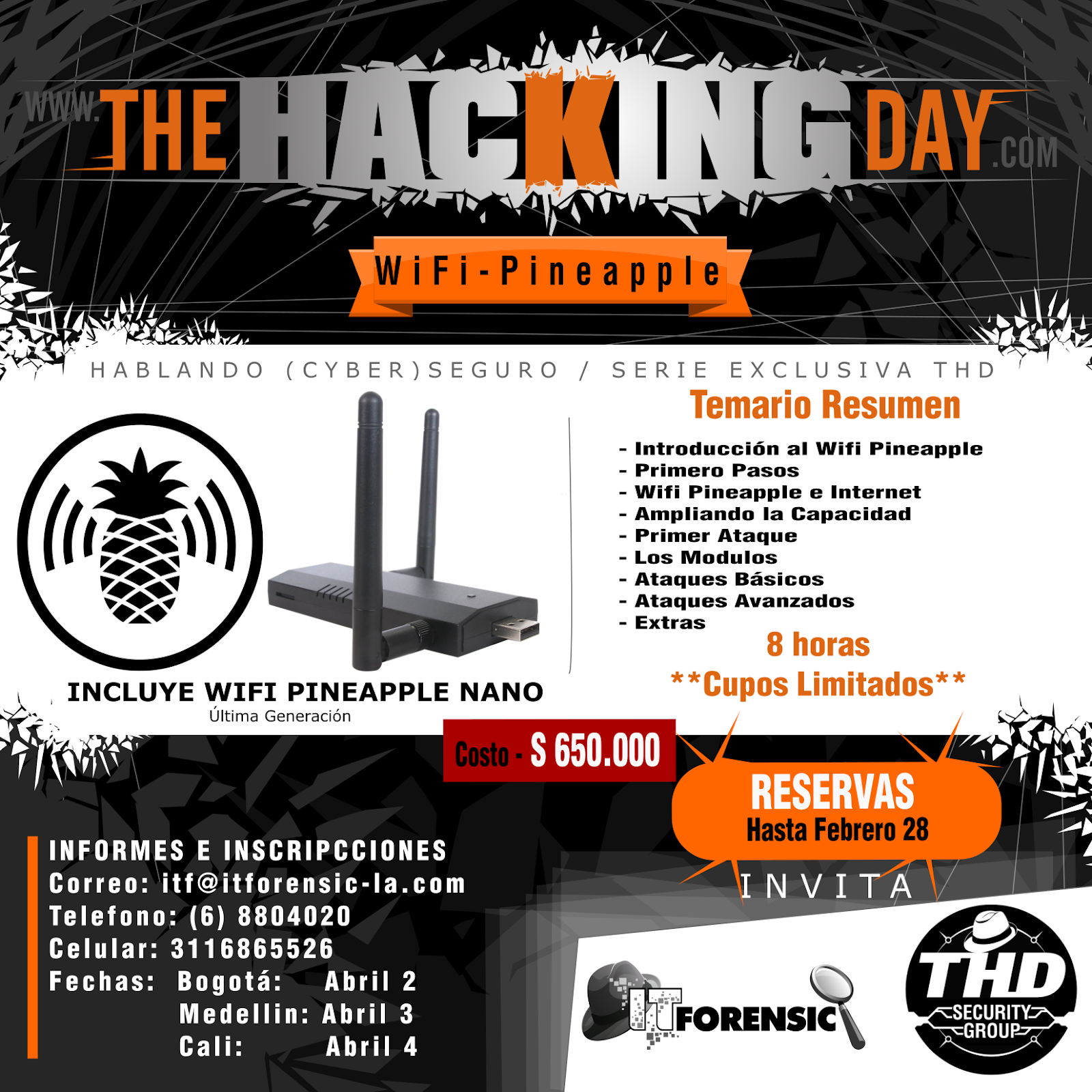 THE HACKING DAY BLOG WIFI PINEAPPLE LO NUEVO "THE HACKING DAY PROJECT"