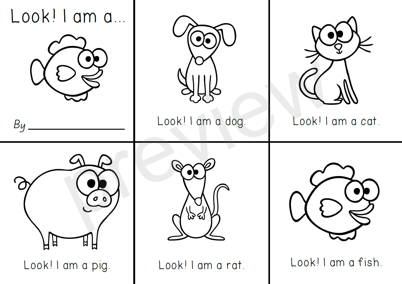 NEW 145 SIGHT WORD PRINTABLE BOOKS FOR KINDERGARTEN ...