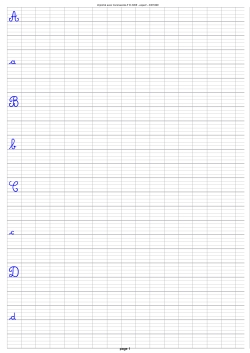 PDF Gratuits: Cahier d'écriture (PDF)