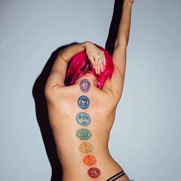 Stunning Rainbow Colours in these Tattoos by Amy Autumn