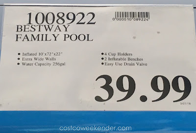 Deal for the Bestway Family Fun Pool at Costco