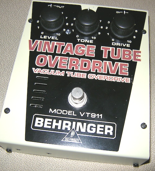 音響的電子工作: behringer VT911 再び。真空管交換＆改造、MOD