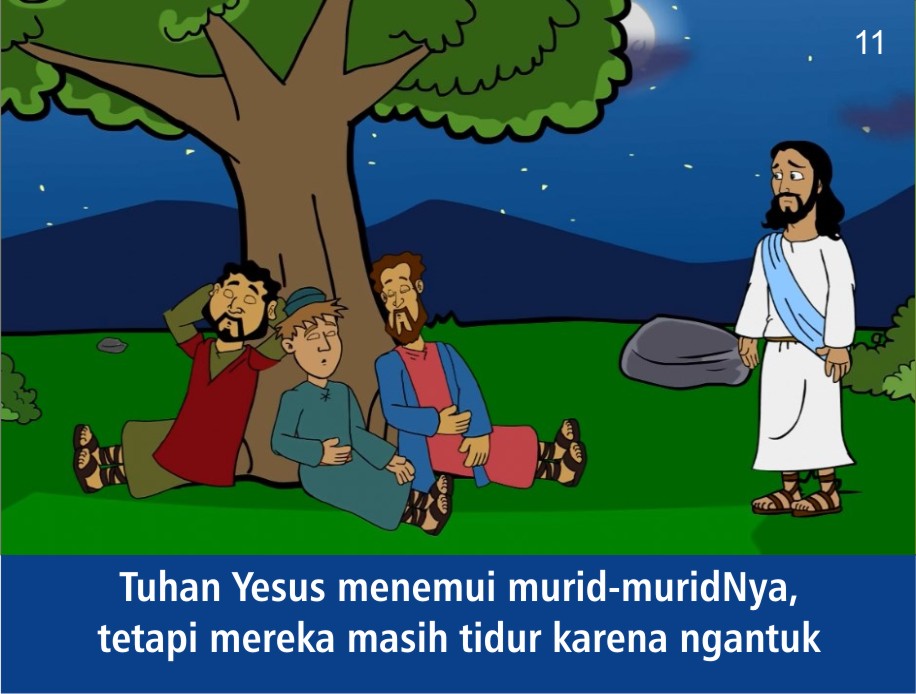 Komik Alkitab Anak: Tuhan Yesus di Taman Getsemani