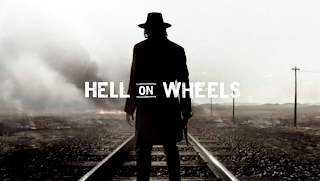 Hell on Wheels Cowboy on Railroad HD Wallpaper