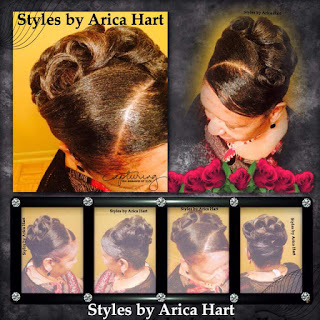 black updo hairstyles with pin curls
