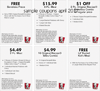 Kfc coupons april Kfc coupons april