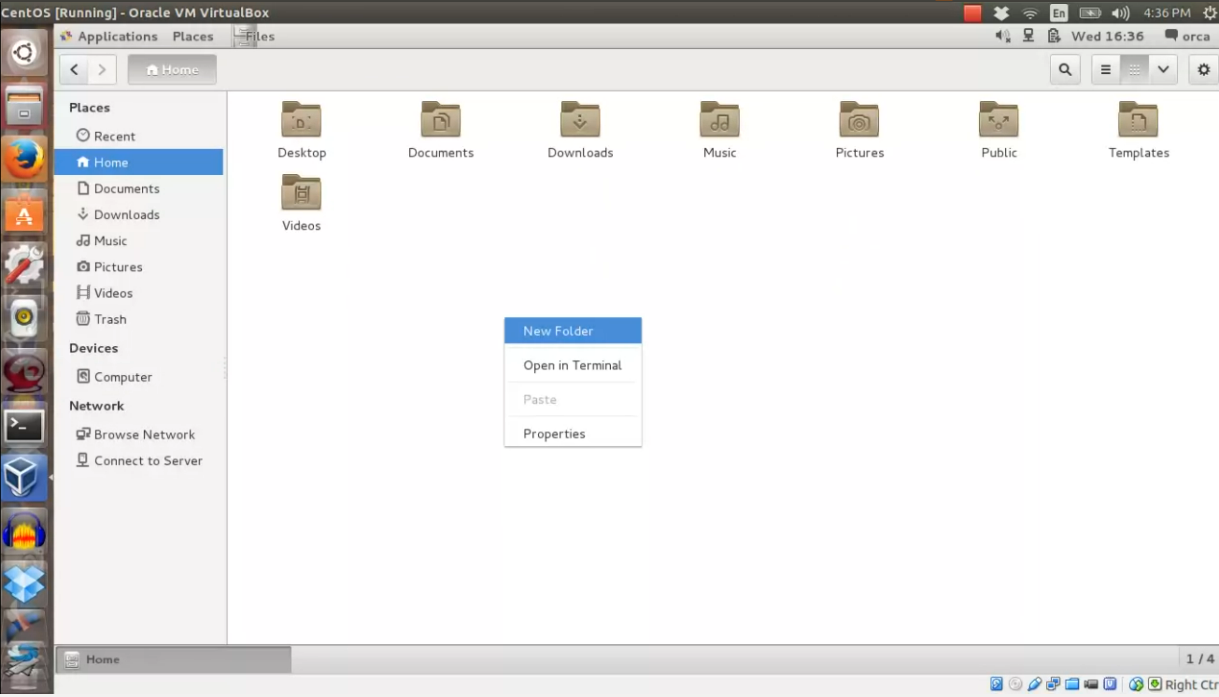 Sharing Linux How to permanently mount folder in CentOS home directory