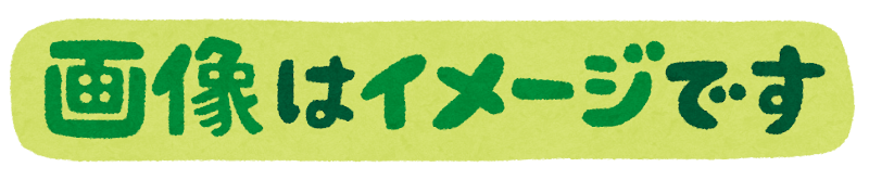 「画像はイメージです」のイラスト文字