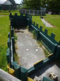 Crazy Golf course at Berryfields Holiday Park in Cornwall