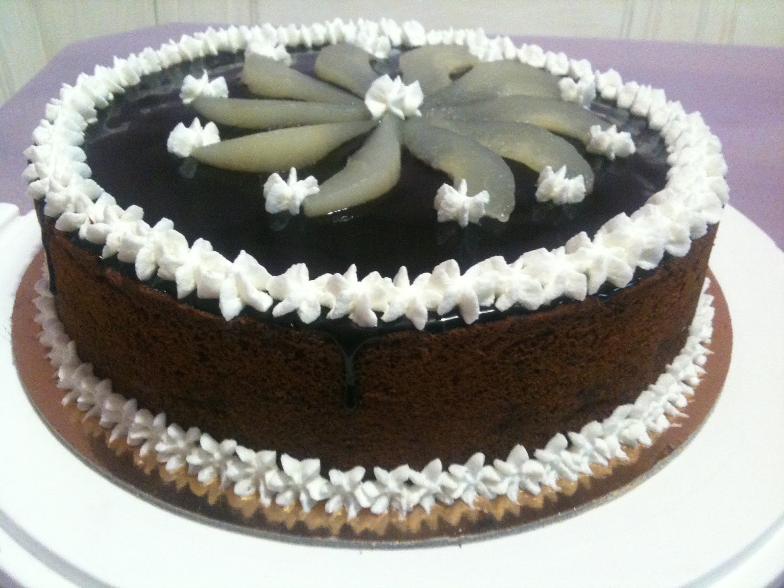 torta al cioccolato e pere misya