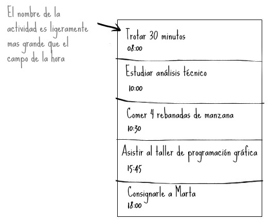 Boceto de aplicación Android