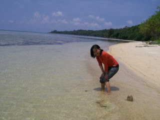 pantai pasir putih di Karimun Jawa