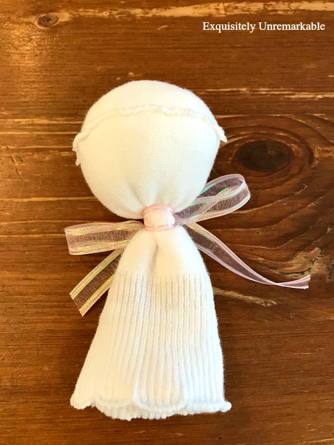 How To Make A Sock Angel Doll Ornament
