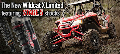Arctic Cat Wildcat X Limited with Elka Stage 5 Shocks