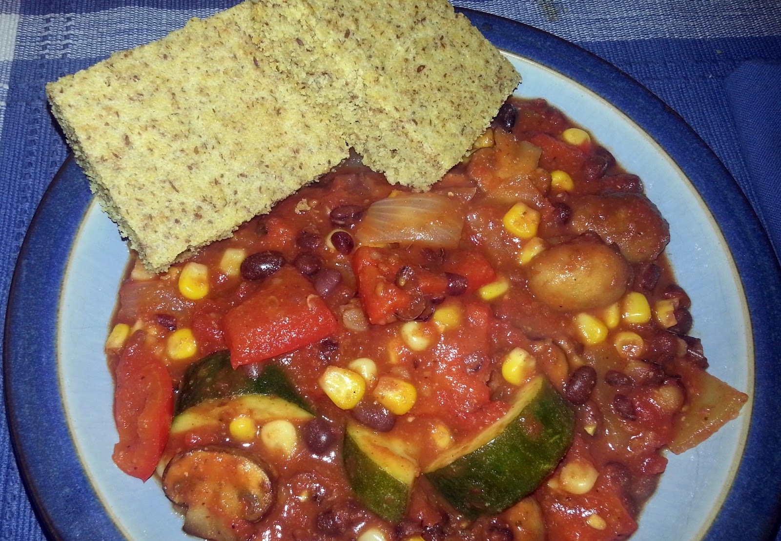 Mike's Meals Chili and Corn Bread