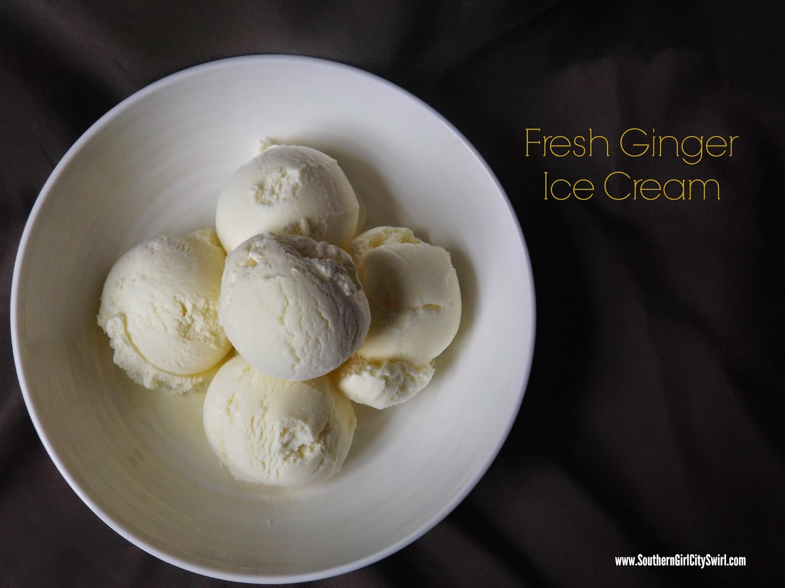 Southern Girl. City Swirl. Now Churning Fresh Ginger Ice Cream