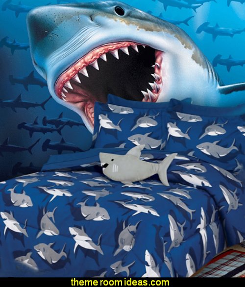 Decorating theme bedrooms Maries Manor sharks