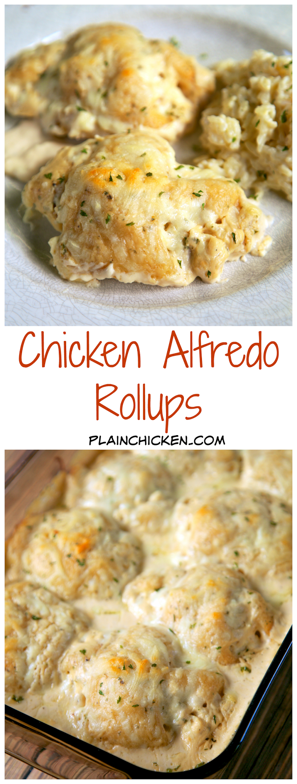 Chicken Alfredo Rollups Plain Chicken®